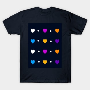 Heart and Dot design T-Shirt